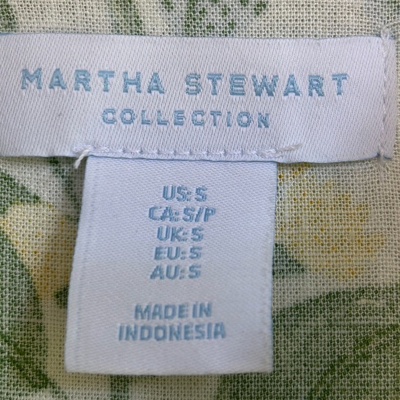 Martha Stewart Collection Lemon Print Dress Sz Small - Picture 5 of 7